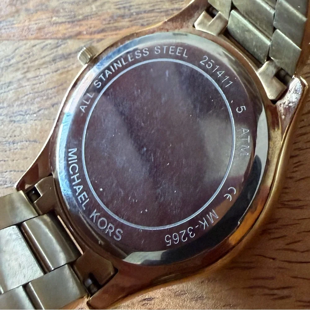 MICHAEL KORS gold color men’s watch
